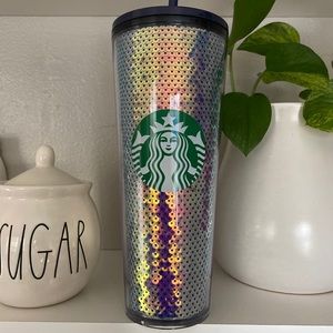Starbucks Christmas 2020 sequin tumbler
